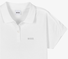 Load image into Gallery viewer, HUGO BOSS girls white poloshirt