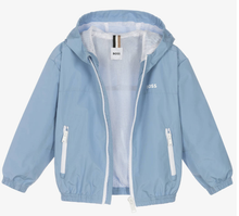 Load image into Gallery viewer, HUGO BOSS Boys Blue Windbreaker Jacket