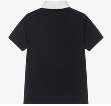 Load image into Gallery viewer, HUGO BOSS Boys Blue Cotton Polo Shirt