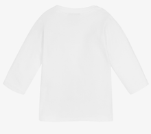 Load image into Gallery viewer, HUGO BOSS White Organic Cotton Logo Top