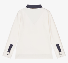 Load image into Gallery viewer, LAPIN HOUSE ivory polo shirt