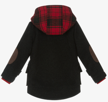 Load image into Gallery viewer, LAPIN HOUSE Boys Grey Wool Duffle Coat