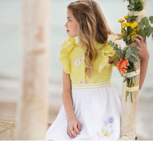 Load image into Gallery viewer, LAPIN HOUSE Yellow & White Floral Dress