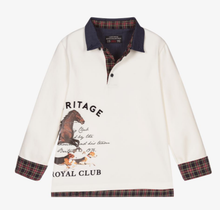 Load image into Gallery viewer, LAPIN HOUSE ivory polo shirt