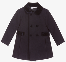 Load image into Gallery viewer, PATACHOU Boys Blue Traditional Coat