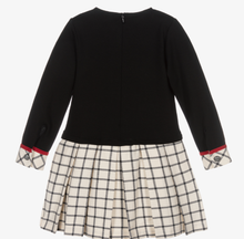 Load image into Gallery viewer, PATACHOU Girls Black & Ivory Dress