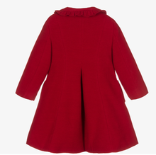 Load image into Gallery viewer, PATACHOU Girls Red Felted Coat