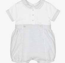 Load image into Gallery viewer, PATACHOU grey and white striped shortie
