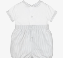 Load image into Gallery viewer, PATACHOU grey and white striped shortie