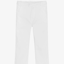 Load image into Gallery viewer, PATACHOU Boys White Cotton Twill Trousers