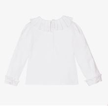 Load image into Gallery viewer, PATACHOU Girls Blue Tartan Bow Shorts and Shirt Set