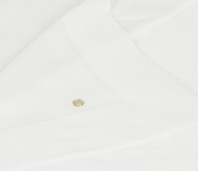 Load image into Gallery viewer, PAZ RODRIGUEZ Ivory Organic Cotton Blanket (90cm)