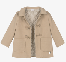 Load image into Gallery viewer, PAZ RODRIGUEZ Boys Beige Duffle Coat