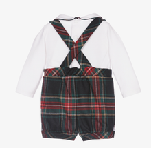 Load image into Gallery viewer, PATACHOU Boys Green Tartan Shortie