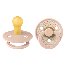 Load image into Gallery viewer, BIBS Pacifier Studio Colour 2 Pack Jasmine Latex Size 2 Blush Mix
