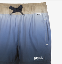 Load image into Gallery viewer, BOSS Baby Boys Blue Ombré Swim Shorts
