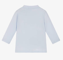 Load image into Gallery viewer, HUGO BOSS Baby Boys Pale Blue Organic Cotton Top
