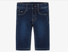 Load image into Gallery viewer, BOSS Boys Dark Blue Regular Fit Stretch Jeans
