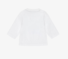 Load image into Gallery viewer, BABY BOSS Boys White Cotton Triple Logo Print Top
