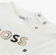 Load image into Gallery viewer, HUGO BOSS Baby Boys White Organic Cotton Top
