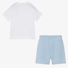 Load image into Gallery viewer, HUGO BOSS Baby Boys Blue Cotton Shorts Set
