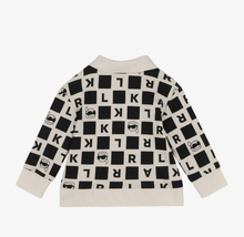 Load image into Gallery viewer, KARL LAGERFELD check-pattern tracksuit
