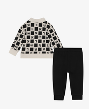 Load image into Gallery viewer, KARL LAGERFELD check-pattern tracksuit
