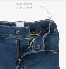 Load image into Gallery viewer, BOSS Boys Dark Blue Stretch Denim Shorts
