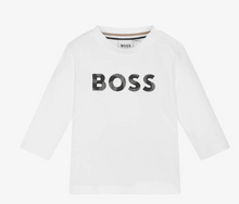 Load image into Gallery viewer, HUGO BOSS Boys White Cotton Top
