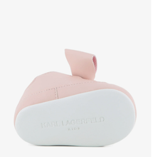 Load image into Gallery viewer, KARL LAGERFELD bow-detail Choupette-patch pre-walkers
