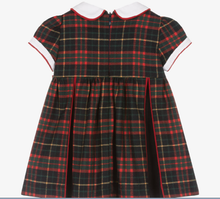 Load image into Gallery viewer, PATACHOU Girls Blue Tartan Viscose Dress
