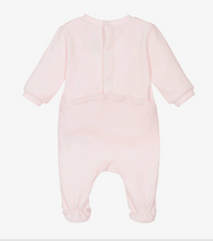 Load image into Gallery viewer, HUGO BOSS Girls Pink Velour Babygrow
