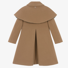 Load image into Gallery viewer, PATACHOU Girls Beige Shawl Collar Coat
