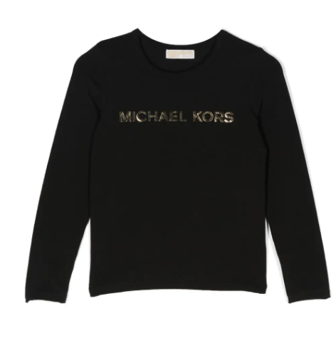 MICHAEL KORS logo-lettering long-sleeved T-shirt