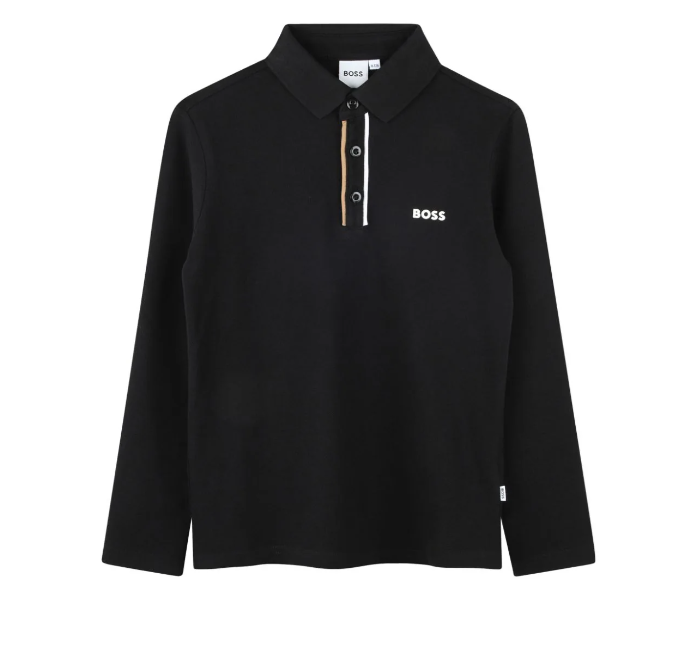 HUGO BOSS long-sleeve polo shirt