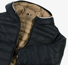 Load image into Gallery viewer, HUGO BOSS Beige &amp; Black Reversible Puffer Jacket
