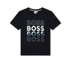 Load image into Gallery viewer, HUGO BOSS Logo Print Cotton Tshirt
