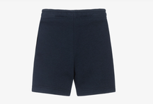 Load image into Gallery viewer, BOSS Boys Navy Blue Cotton Jersey Shorts
