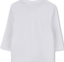 Load image into Gallery viewer, BOSS Boys White Cotton Logo Top
