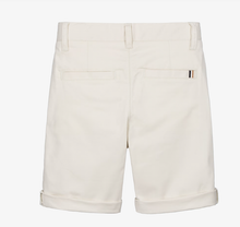 Load image into Gallery viewer, BOSS Boys Light Beige Cotton Twill Chino Shorts
