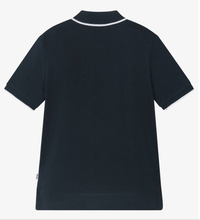 Load image into Gallery viewer, HUGO BOSS Boys Navy Blue Cotton Piqué Polo Shirt
