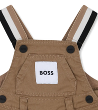 Load image into Gallery viewer, HUGO BOSS logo-patch dungarees
