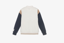 Load image into Gallery viewer, BOSS Boys Ivory Varsity Jacket with Crest Embroidery
