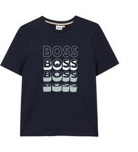 Load image into Gallery viewer, BOSS logo-print T-shirt
