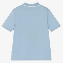 Load image into Gallery viewer, HUGO BOSS Boys Pale Blue Cotton Polo Shirt
