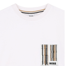 Load image into Gallery viewer, BOSS logo-embroidered patch-pocket T-shirt
