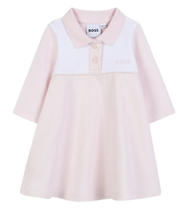 Load image into Gallery viewer, BOSS polo collar colour-block dress
