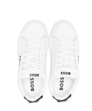 Load image into Gallery viewer, BOSS lace-up leather sneakers
