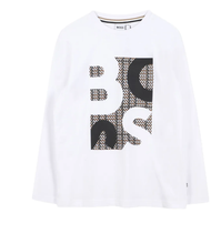 Load image into Gallery viewer, BOSS Logo-print long-sleeve T-shirt
