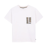 Load image into Gallery viewer, BOSS logo-embroidered patch-pocket T-shirt
